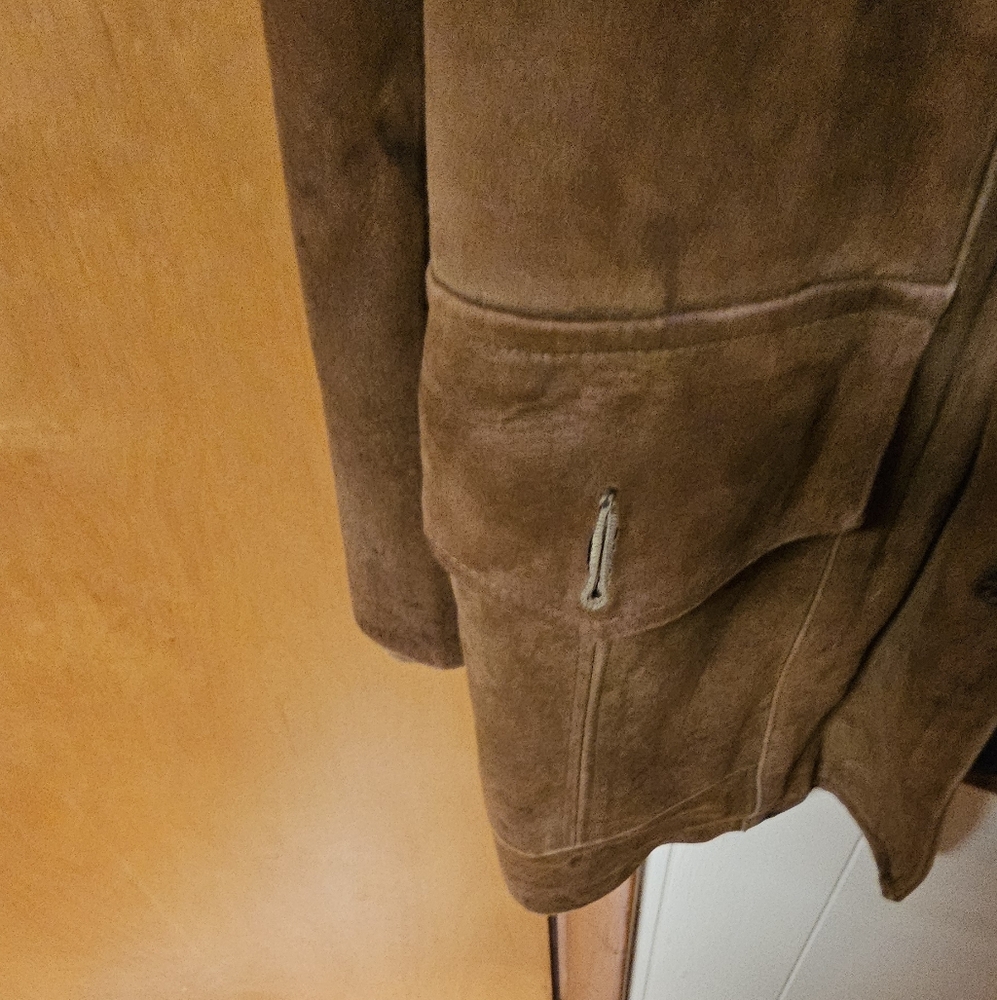 Vintage Wickfield Men's Brown Suede Jacket - Picture 6 of 10